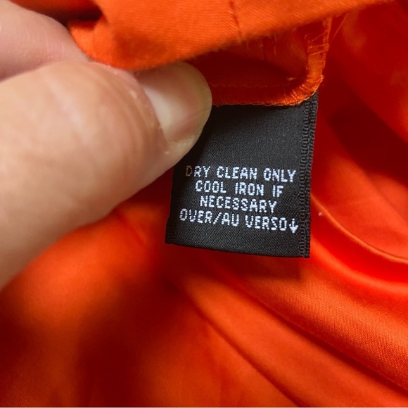 Womens Ellen Tracy Orange Pants - Picture 8 of 13